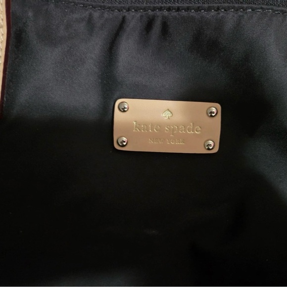 Kate Spade Black Tote with Pink Lining - Picture 2 of 4